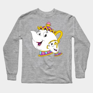 Mrs Potts and Chip Long Sleeve T-Shirt